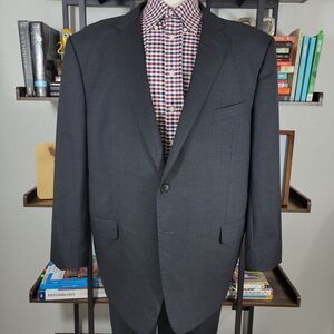 Joseph Abboud Men's‎ Sport Coat Blazer Two Button CH Gray Perennial Wool Sz 52R